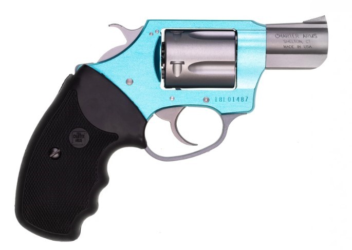 CHARTER ARMS SANTA FE SKY .38 SPL. ALUMINUM 5 SHOT 2IN FIXED STANDARD TURQUOISE STAINLESS STEEL 53860 - Taurus Savings